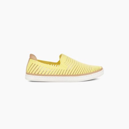 UGG Sammy Breeze Light Yellow Sneakers for Women (BXMU92407)